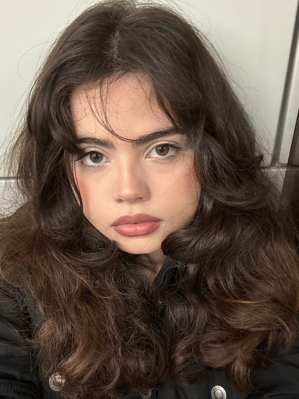 Portrait of young woman captured in Moscow morning