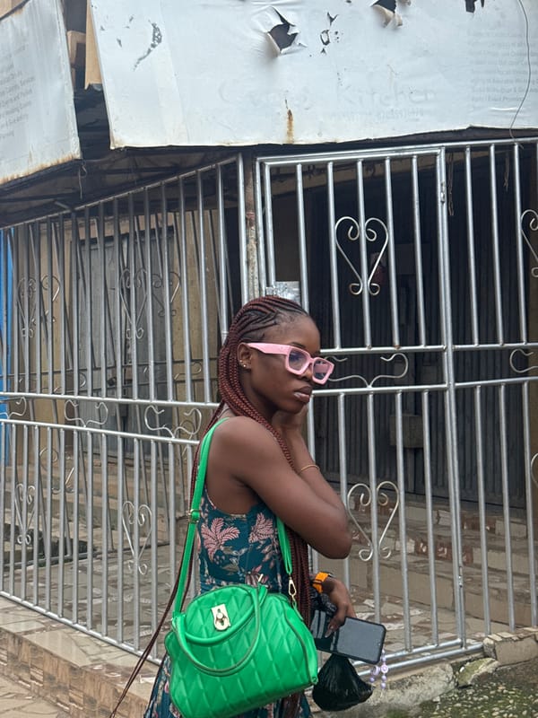 Morning street life in Onitsha, Nigeria
