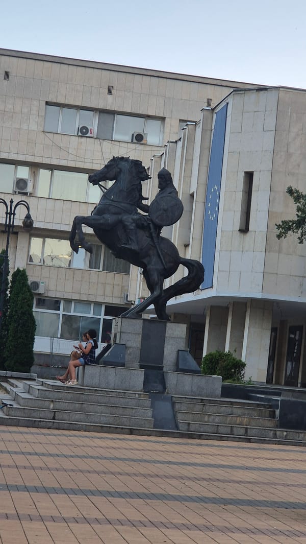 Evening stroll through Lovech's city center, churches, and squares