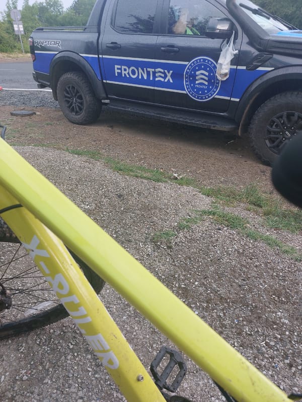 Cyclist encounters border patrol, tortoise near Tsarevo, Bulgaria