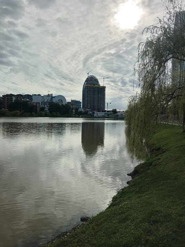 Spring afternoon scenes documented across Batumi, Georgia