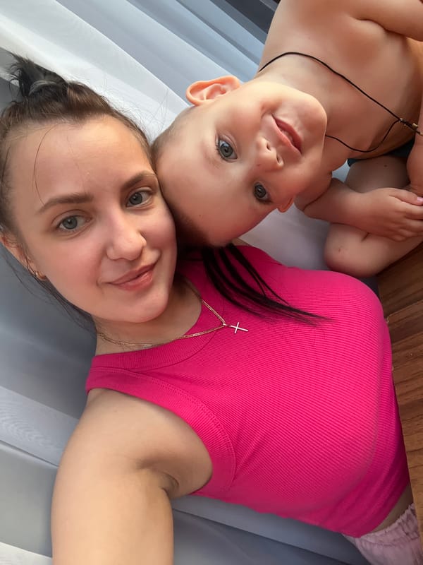 Family moments captured during sunset evening in Марковский, Russia