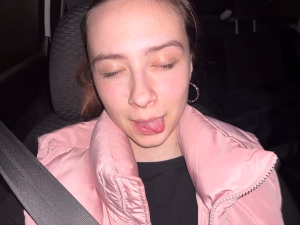 Young person photographed in vehicle in Votkinsk, Russia