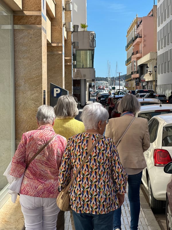 Morning life documented across Eivissa, Spain tourist areas