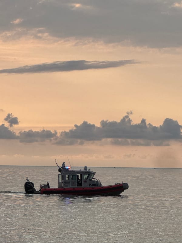 Patrol boat P-003 underway on the Black Sea near Batumi
