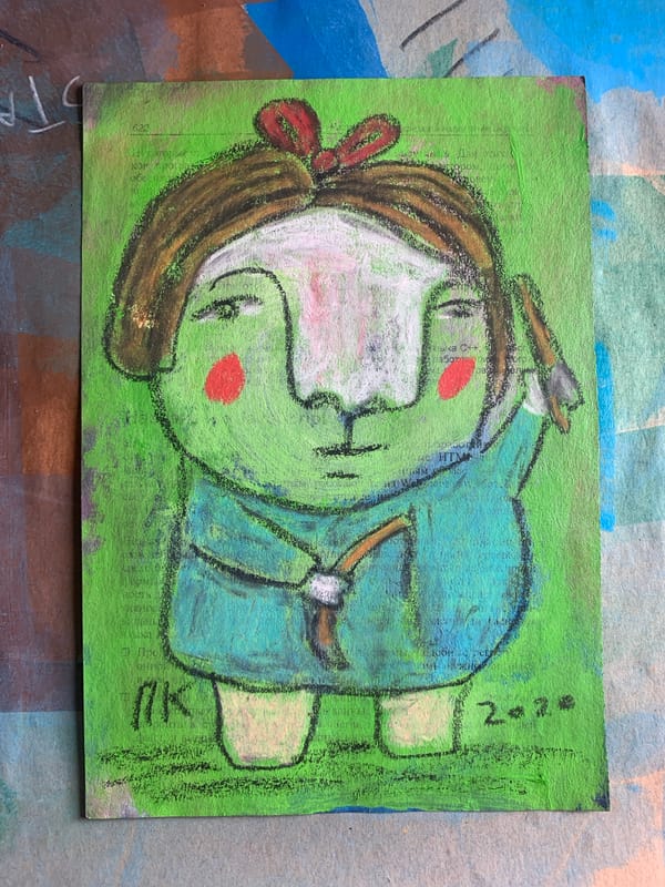 Mixed-media art collection from Sergeevo, Russia
