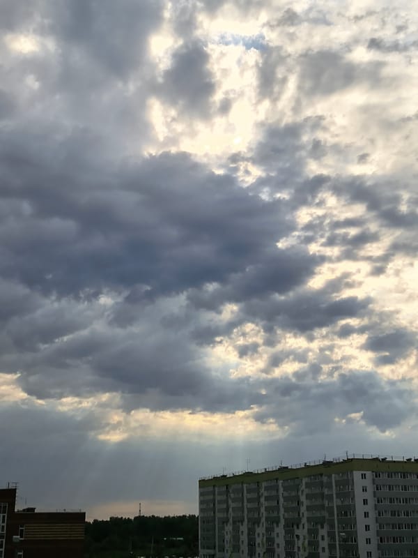 Quiet morning moments captured in Фролы, Russia residential area