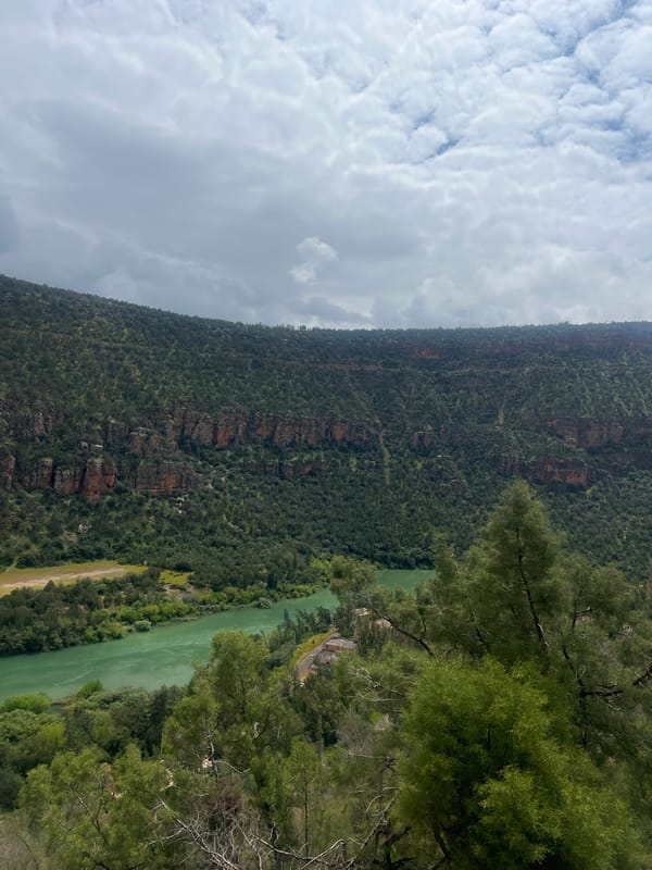Witness documents Bin El Ouidane dam landscape in Morocco