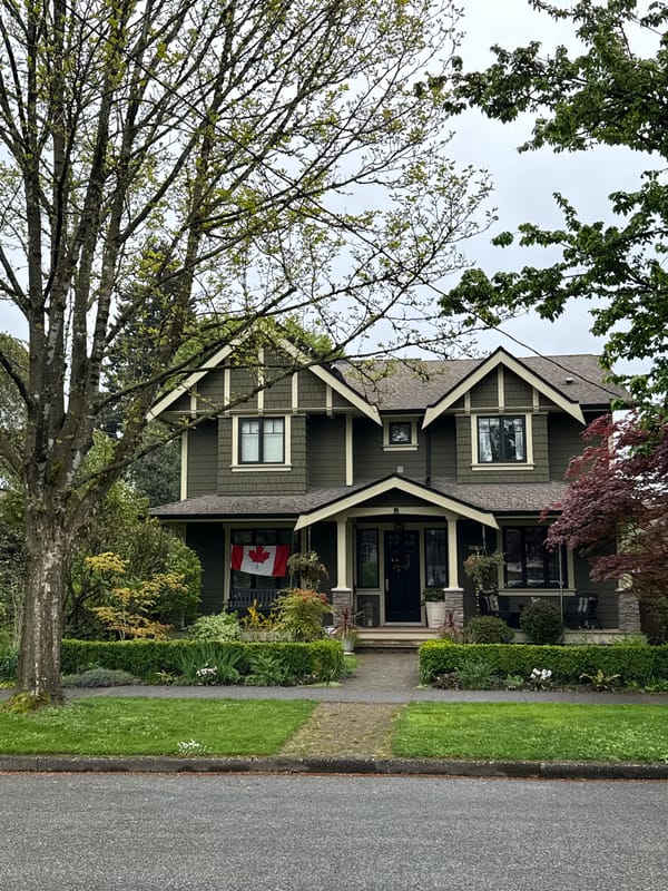 Quiet residential street documented in New Westminster