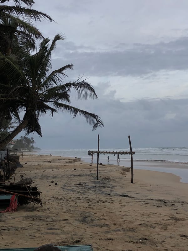 Ordinary coastal life captured along Sri Lanka's southern beaches