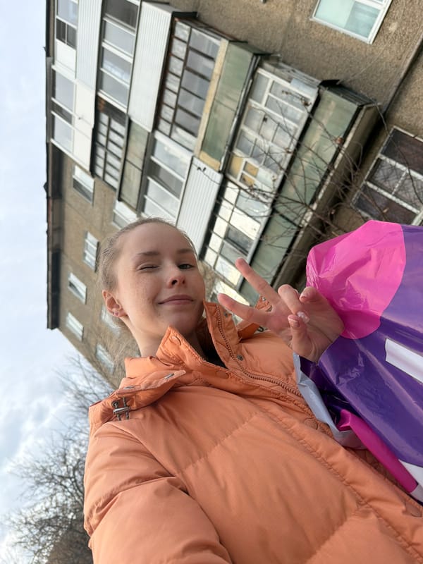 Casual coffee and fast food outing documented in Berezniki