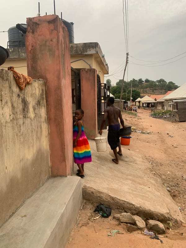 Daily life documented in Lokoja Nigeria neighborhood afternoon