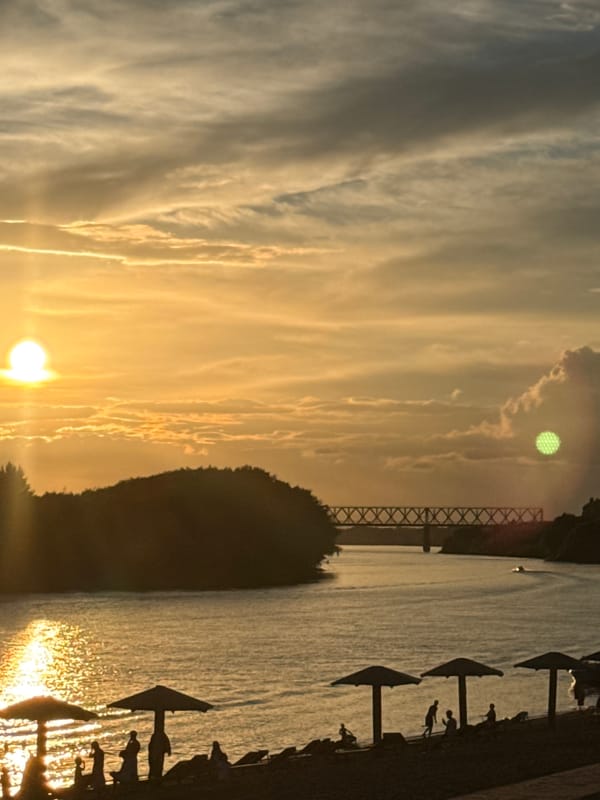 Golden hour on the Irtysh River, Pavlodar