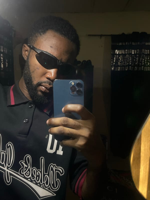 Man takes series of mirror selfies in Lokoja room