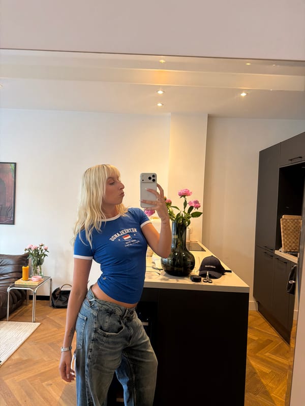 Lazy day in Amsterdam apartment with food and streaming