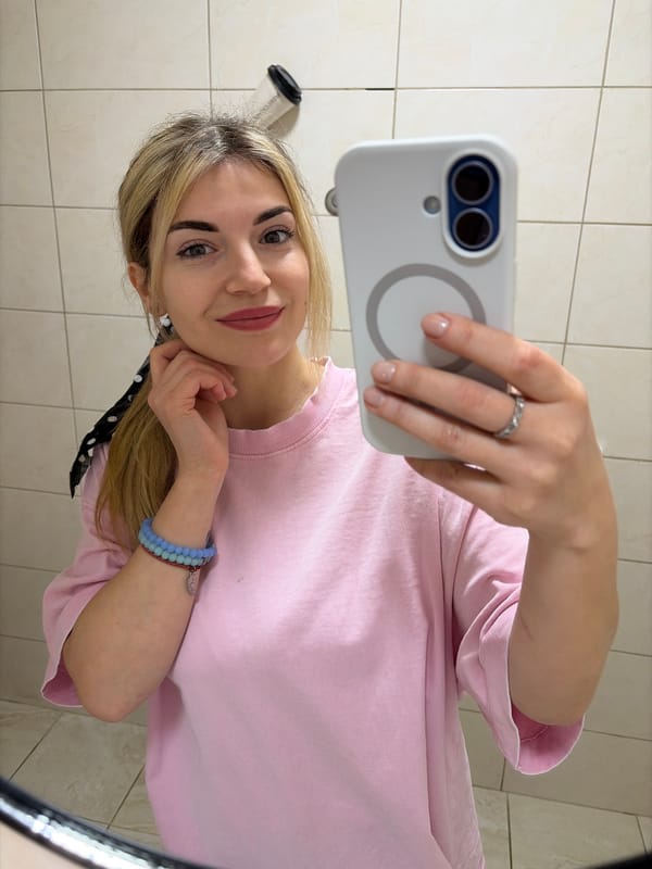 Woman documents morning routine in Budva, Montenegro cafes