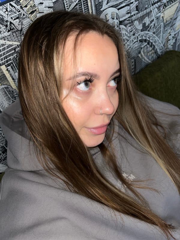 Woman documents afternoon in Novopokrovskaya with pets and spring scenery