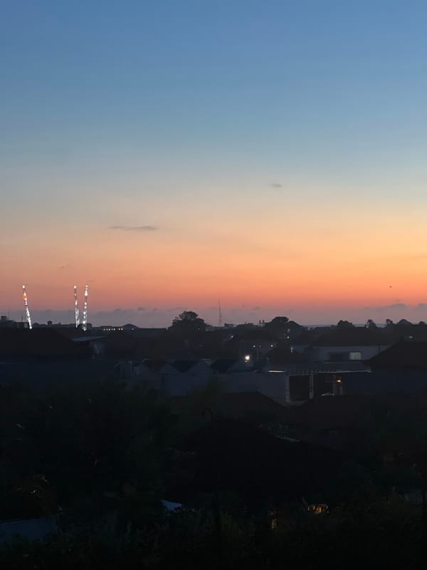 Daily life scenes documented in North Kuta residential streets