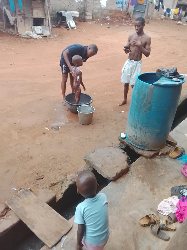 Daily life moments documented in Nkpor, Nigeria community