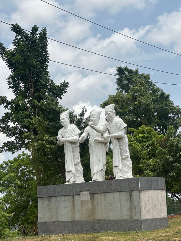 Public art and innovation hub documented in Ikeja, Nigeria