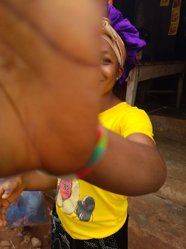 Morning street life documented in Alor, Nigeria