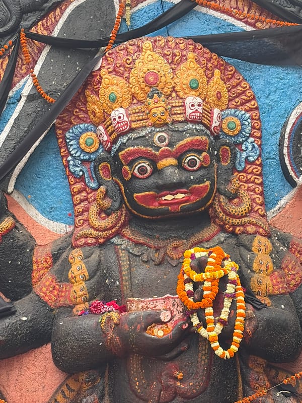 Morning street life and architecture documented across Kathmandu