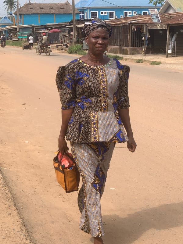 Morning street life documented across Shagamu, Nigeria