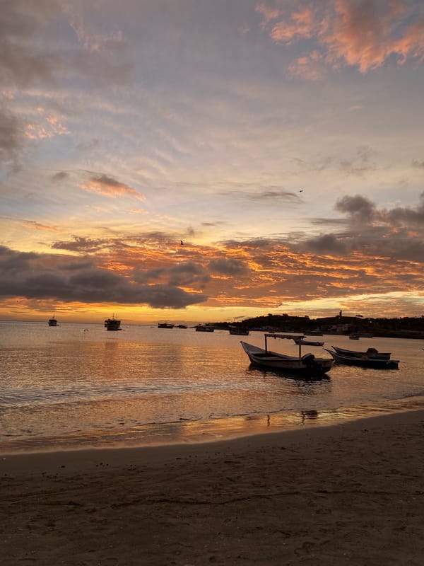 Evening life documented in Juan Griego, Venezuela coastal town