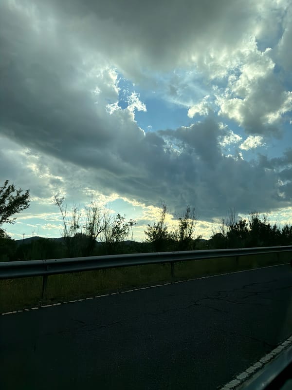 Dramatic cloudy sky observed over Kirkovo, Bulgaria