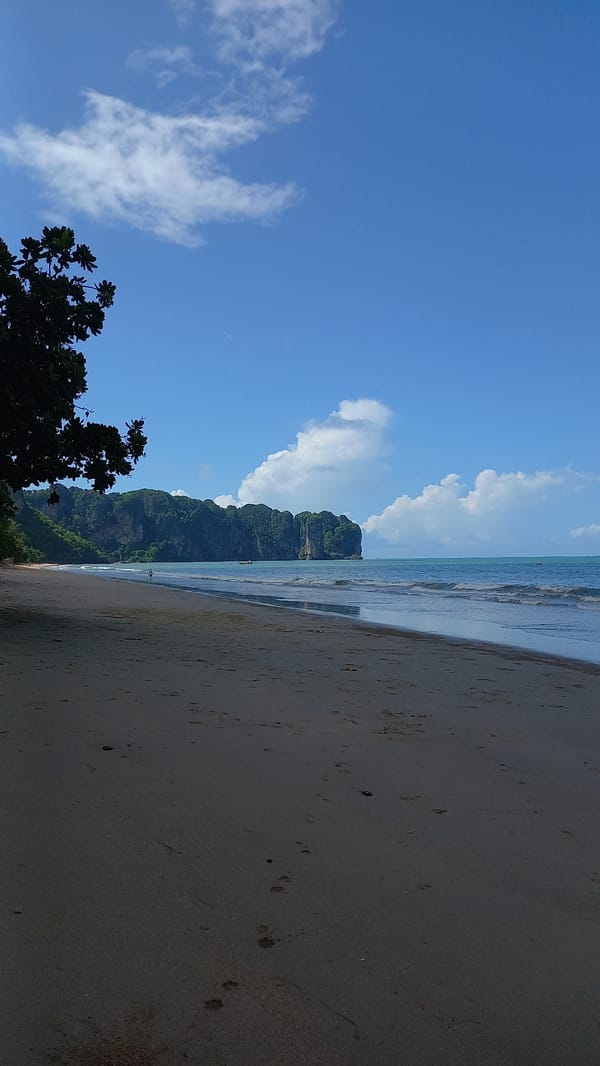 Beach scenes documented in Ban Klong Haeng, Thailand