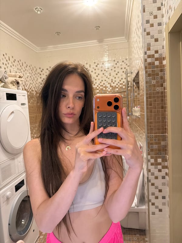 Bathroom mirror selfies in Ufa, multiple quick takes