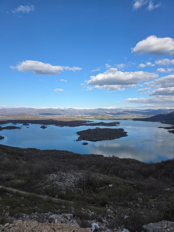 Mountain lake scenery documented in Ponikvica, Montenegro