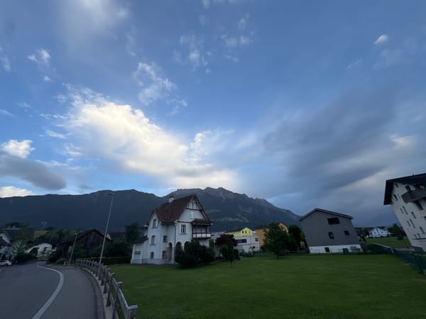 Quiet streets and landmarks of Nendeln, Liechtenstein