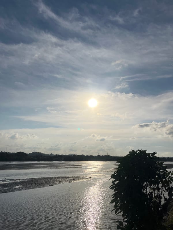 Waterfront activities captured in Lhokseumawe during morning hours