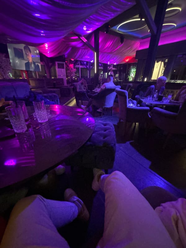Evening documentation captures nightlife venues and moonlit scenes in Zlatograd