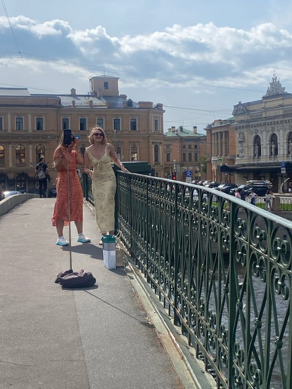Afternoon along Saint Petersburg's canals and bridges