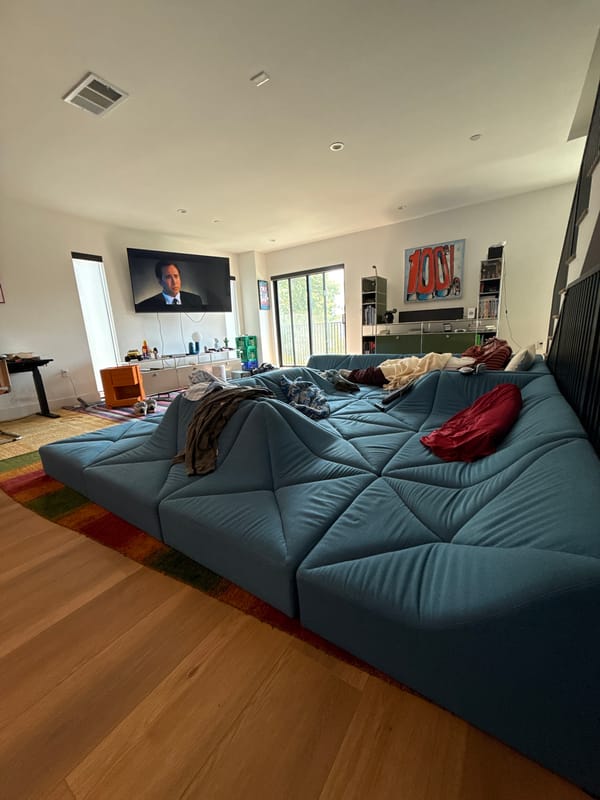 Modern Living Room Interior Documented in Los Angeles