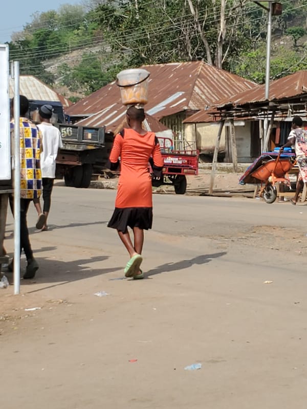 Daily street life documented in Mararaba, Nigeria