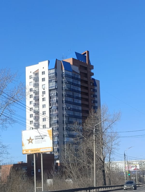 Soviet-era apartment buildings documented in Krasnoyarsk, Russia