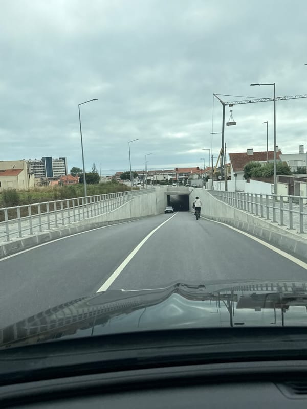 Coastal drive and beach scenes along Vila Nova de Gaia's shoreline