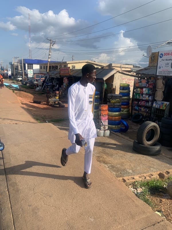 Street life and roadside commerce in Jos, Nigeria