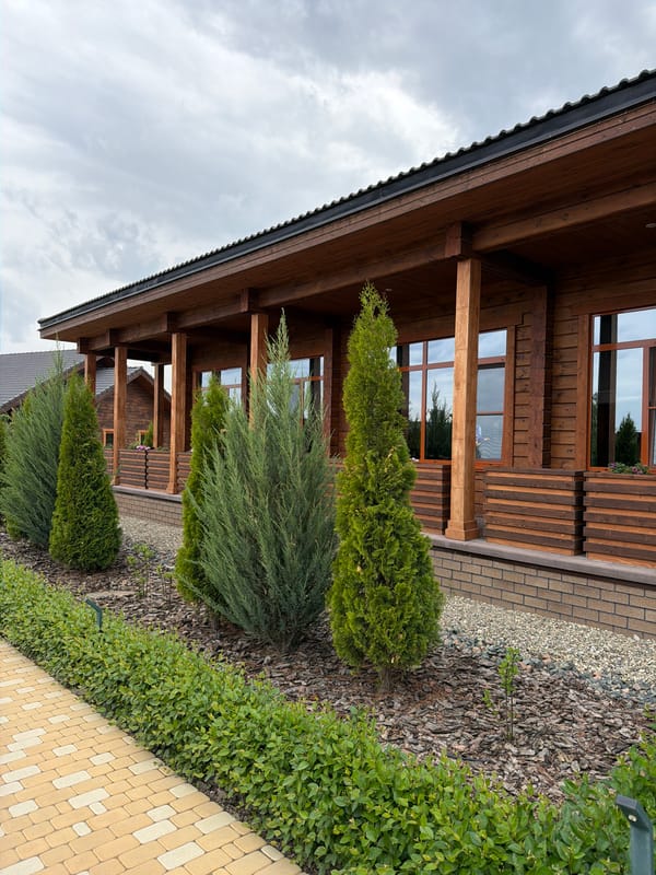 Wooden house with porch documented in Kamyshin, Russia