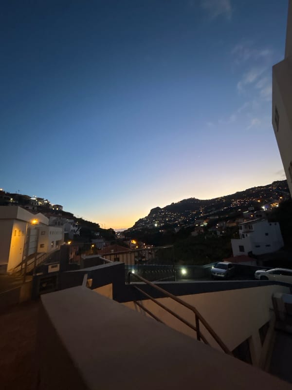 Twilight scenes captured across Câmara de Lobos, Portugal