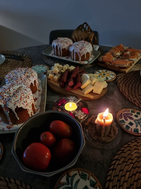 Food gathering documented in Ramat Gan with cakes, cheese