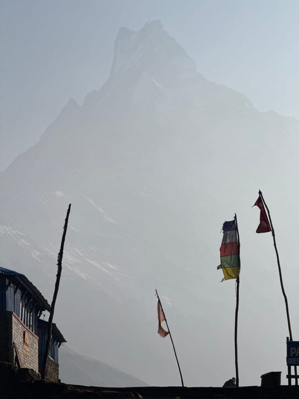 Early morning mountain gathering with music in Lwang Ghalel