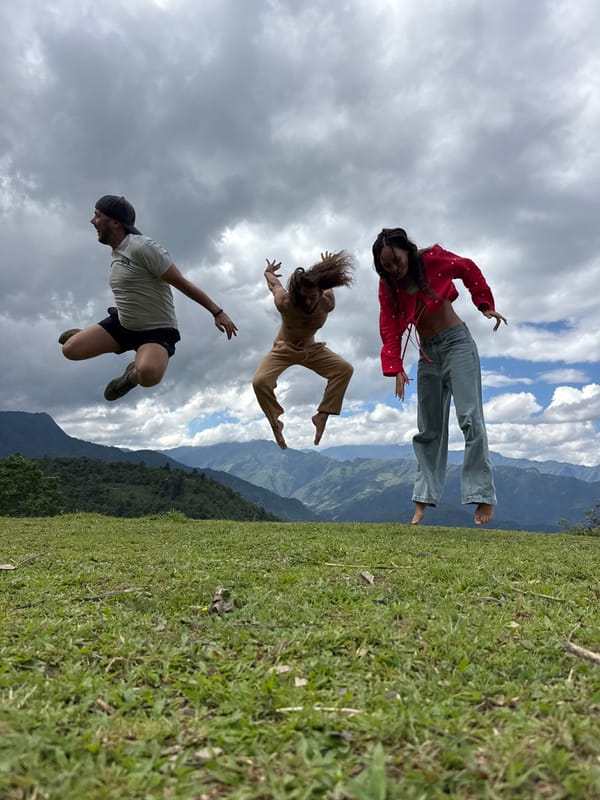 Group performs acrobatic stunts in Vietnam mountains