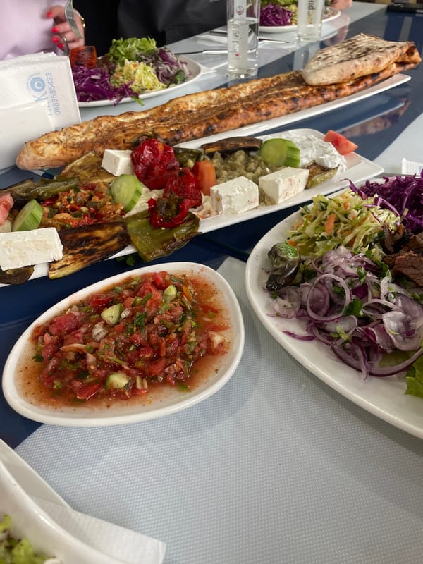 Traditional Bulgarian meal served in Церово