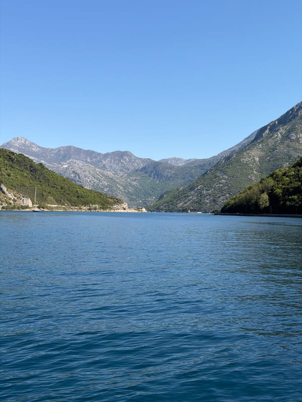 Morning bay views captured in Lepetane, Montenegro