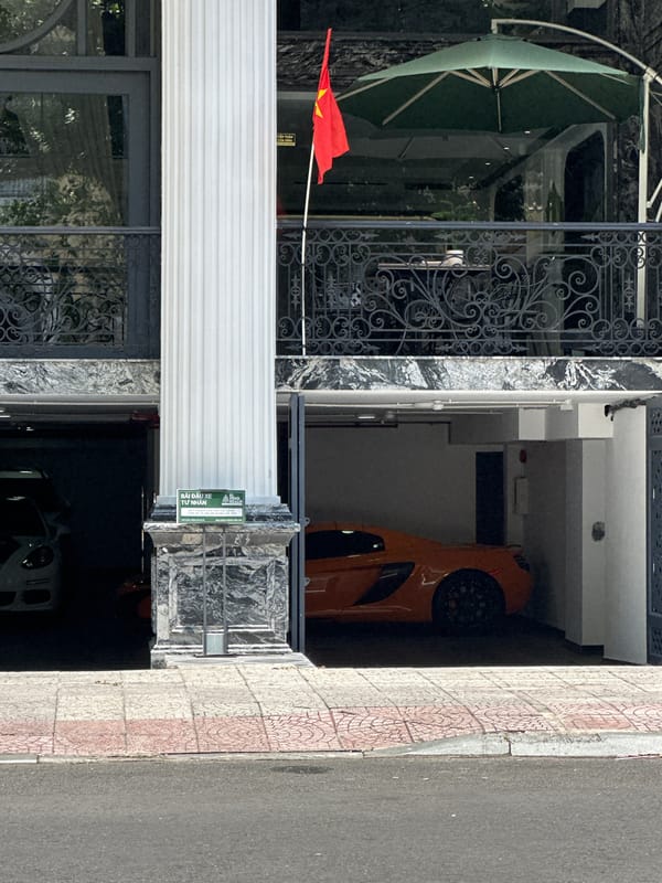 Elevated street view captured in Thủ Đức, Vietnam