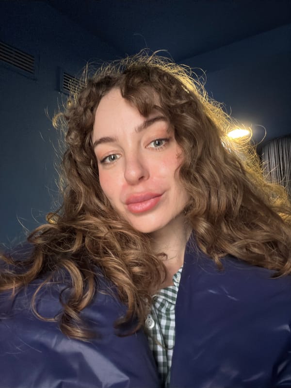 Woman takes playful selfies in Moscow apartment